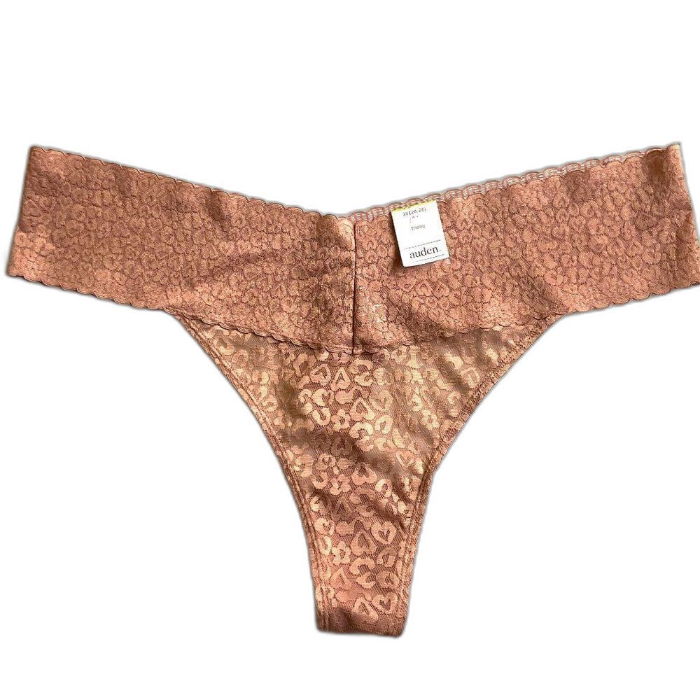Auden Lace Thongs Plus 3X